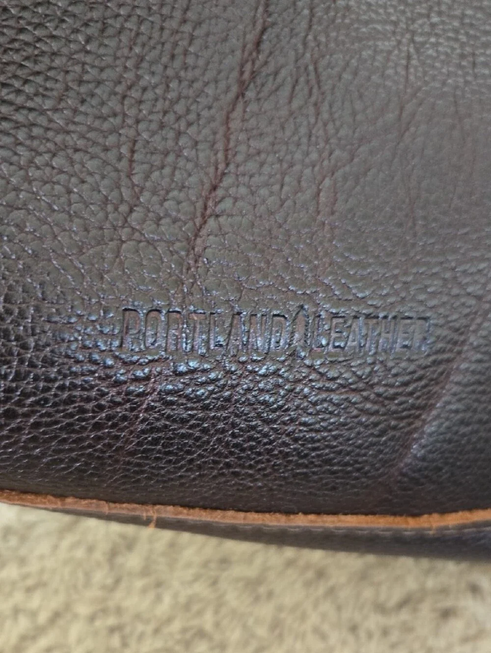 Portland Leather Medium Verona-Coldbrew - Picture 15 of 16